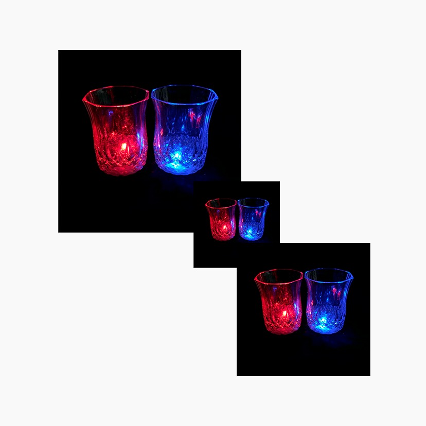 

Мерцающая рюмка Light-up Liquid Activated Glass, 6 шт.