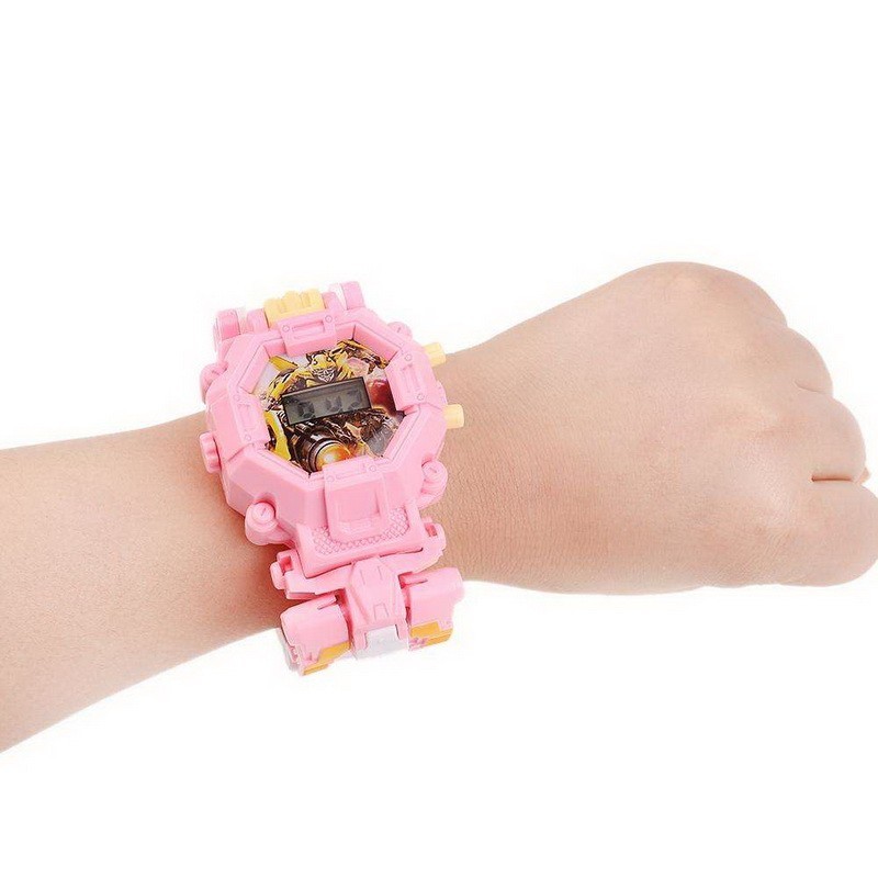 фото Часы-игрушка трансформер robot watch, цвет в ассортименте, желтый