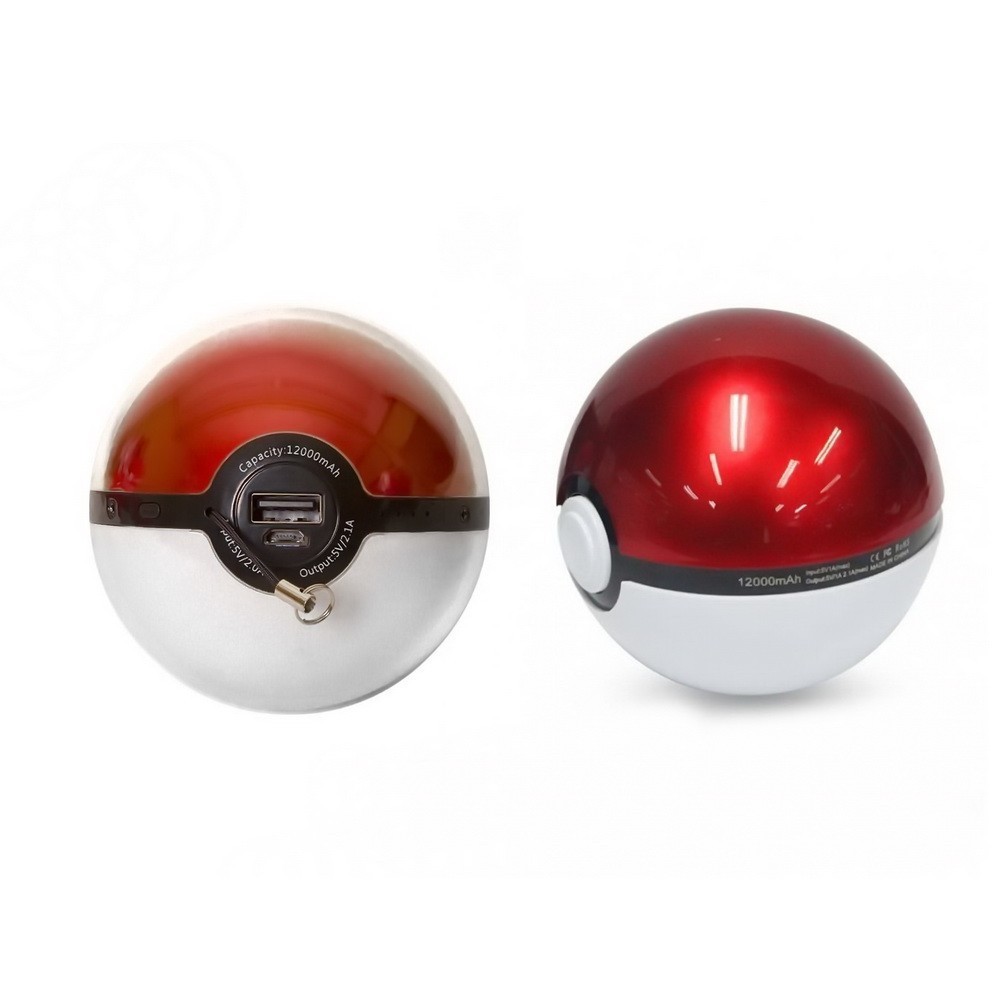 Pokeball Power Bank 12000mAh