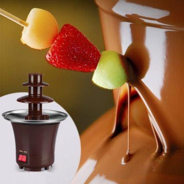 Шоколадный фонтан Chocolate Fondue Fountain Mini