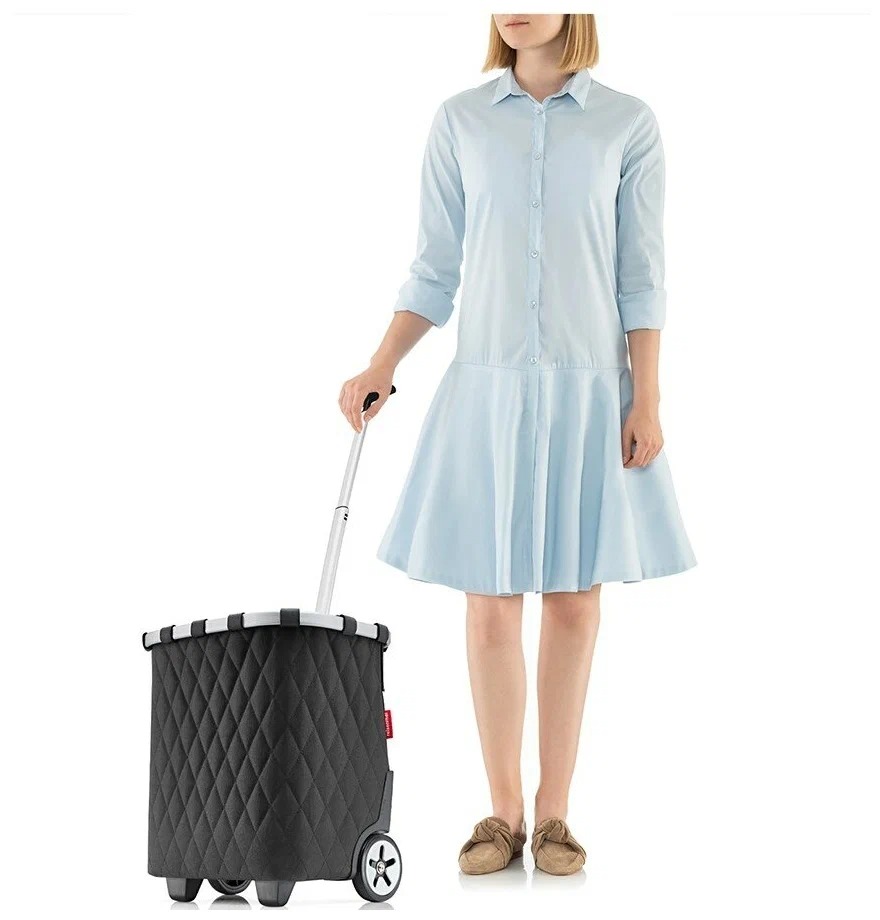 фото Сумка-тележка carrycruiser rhombus black
