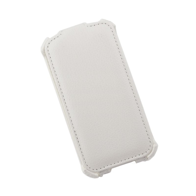 

Чехол для iPhone 4/4S «LP» раскладной (кожаный/белый) коробка