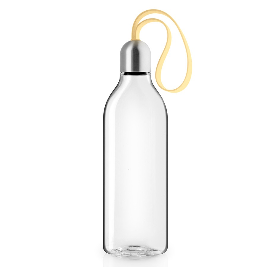 Бутылка для воды Eva Solo плоская 0.5 металл, силикон, пластик Lemon Drop от MELEON