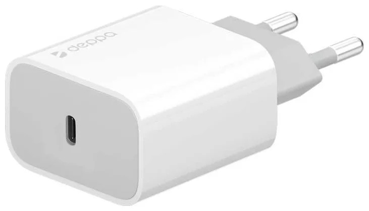 

СЗУ USB Type-C, Power Delivery, 30Вт, белый, Deppa