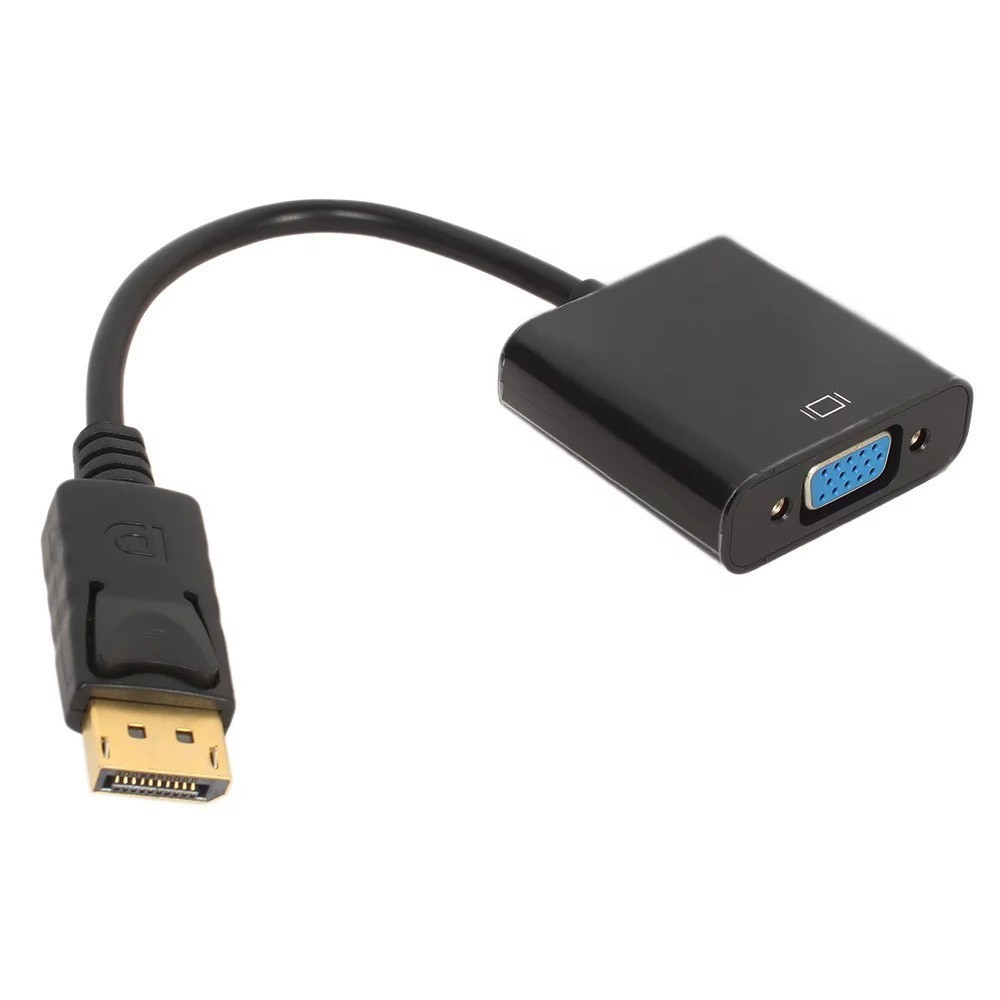 Переходник c DisplayPort на VGA, черный от MELEON