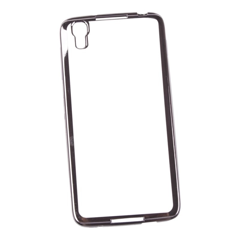 

Силиконовый чехол «LP» для Alcatel Idol 4 TPU (прозрачный с черной хром рамкой) европакет