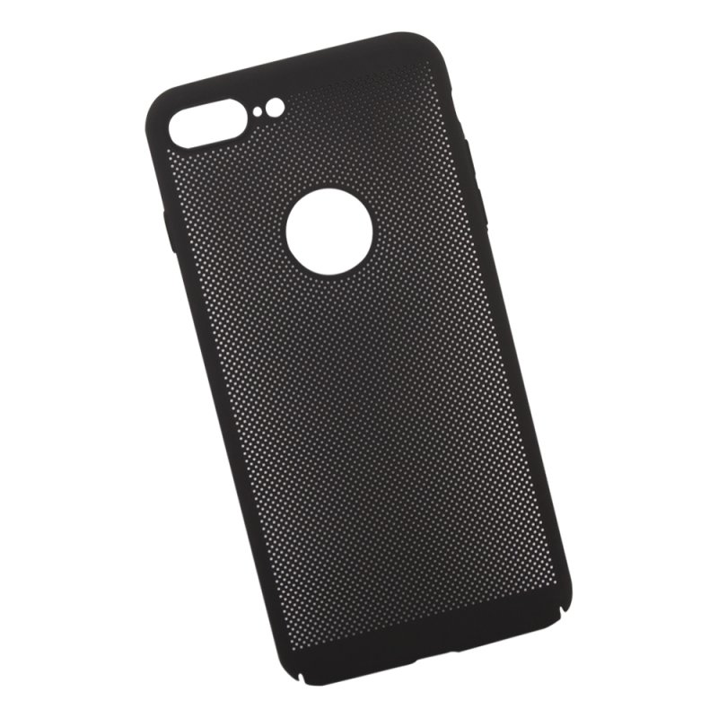 фото Защитная крышка «lp» для iphone 8 plus «сетка» soft touch (черная) европакет
