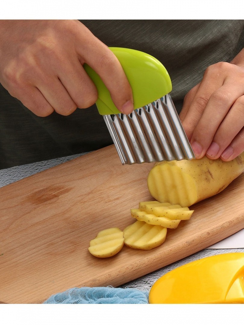  Рельефный нож для картофеля-фри | Мелеон