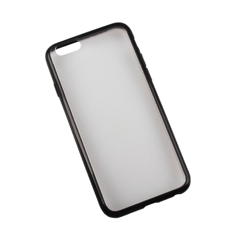 

Защитная крышка «LP» для iPhone 6/6s (черная/прозрачная задняя часть) коробка