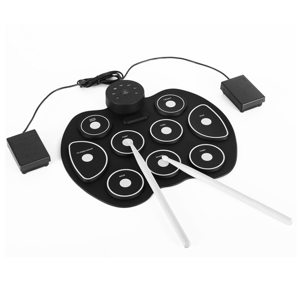 

Портативная USB барабанная установка Electronic Roll Up Drum