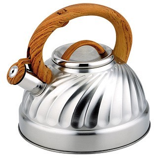 

Чайник для плиты ALPENKOK AK-502/1, со свистком, нерж, дерево 3,0л (индукция) (12)
