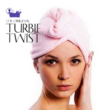 

Шапочки-полотенце для сушки волос после душа Turbie Twist - 2 шт.