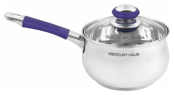 фото Набор посуды mercuryhaus mc-7026 6 пр. серебристый/фиолетовый