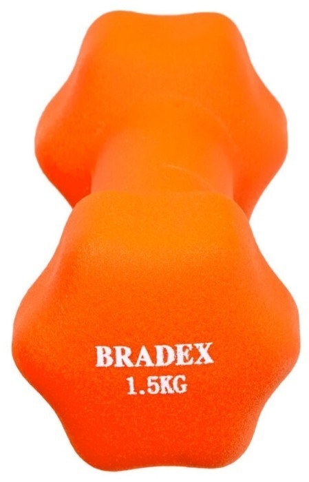 Гантель цельнолитая BRADEX SF 0541 1.5 кг от MELEON