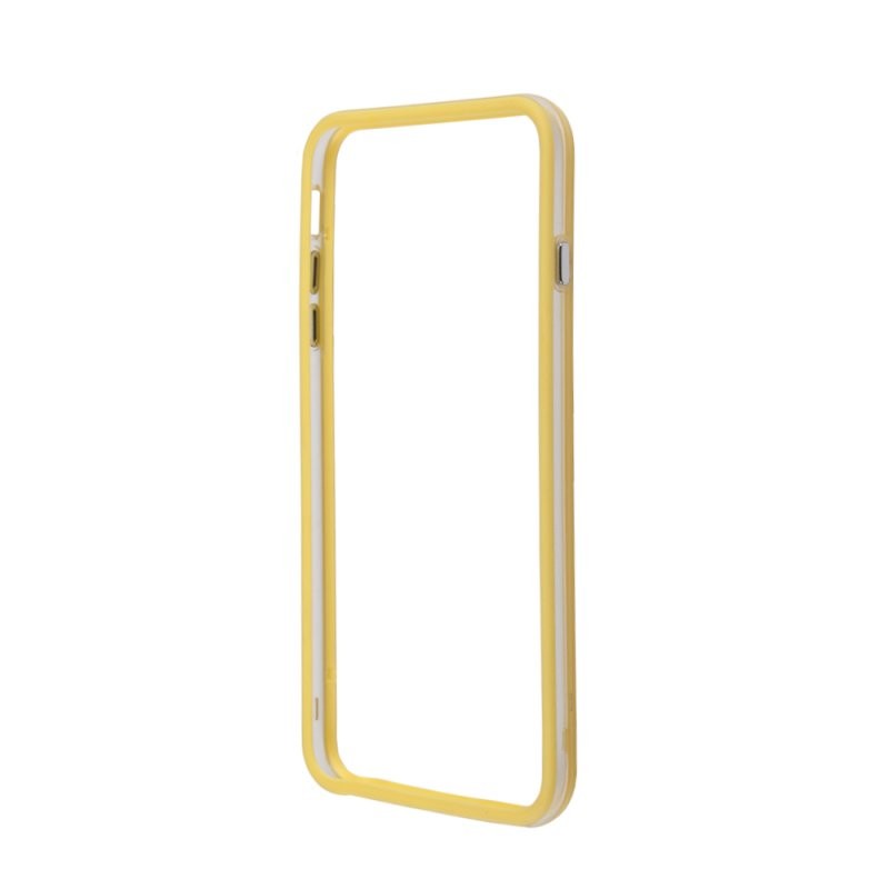 

Чехол/накладка «LP» Bumpers для iPhone 6/6s Plus (желтый/прозрачный) блистер