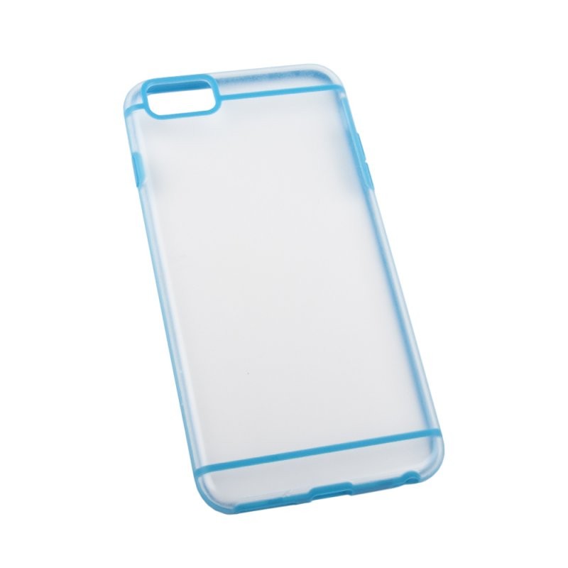 

Защитная крышка «LP» для iPhone 6/6s Plus (синяя с полосками/прозрачная задняя часть) коробка