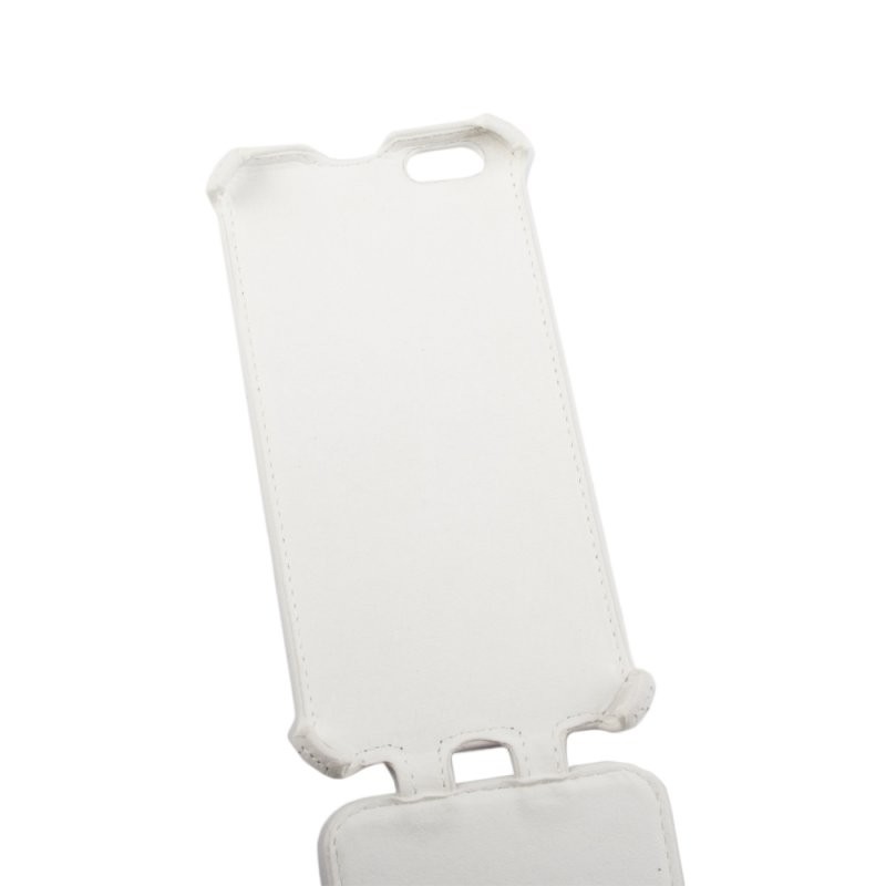 фото Чехол для iphone 6/6s plus «lp» раскладной кожаный (белый) коробка