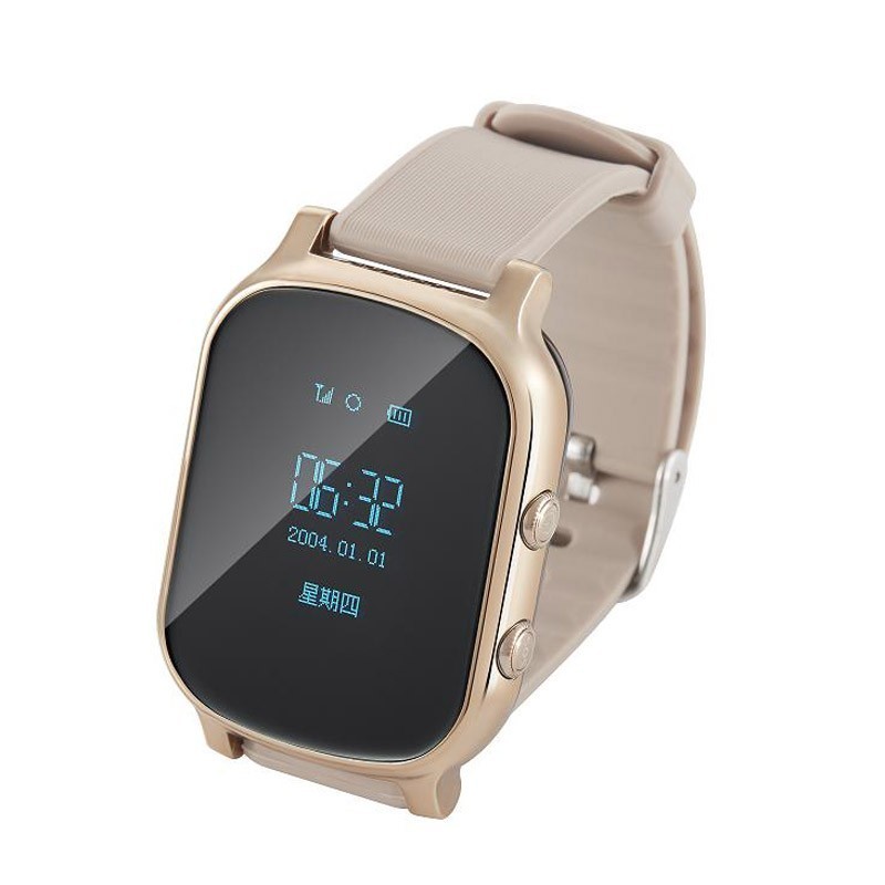 фото Детские часы с gps - smart baby watch t58, золото