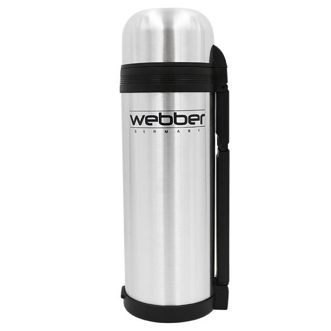 

Классический термос Webber SST-1000P, 1.8 л, серебристый