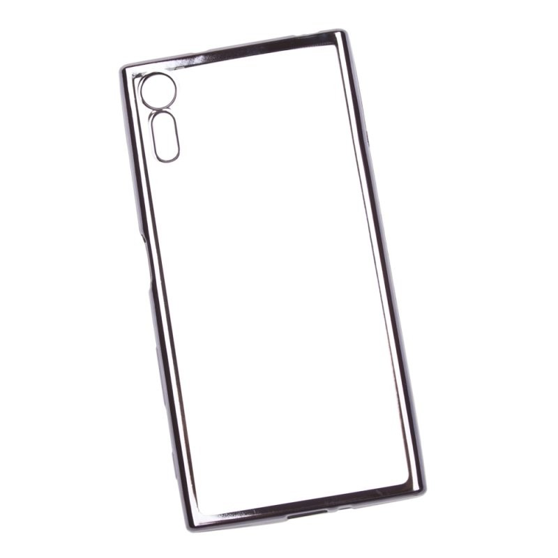 

Силиконовый чехол «LP» для Sony Xperia XZ TPU (прозрачный с черной хром рамкой) европакет