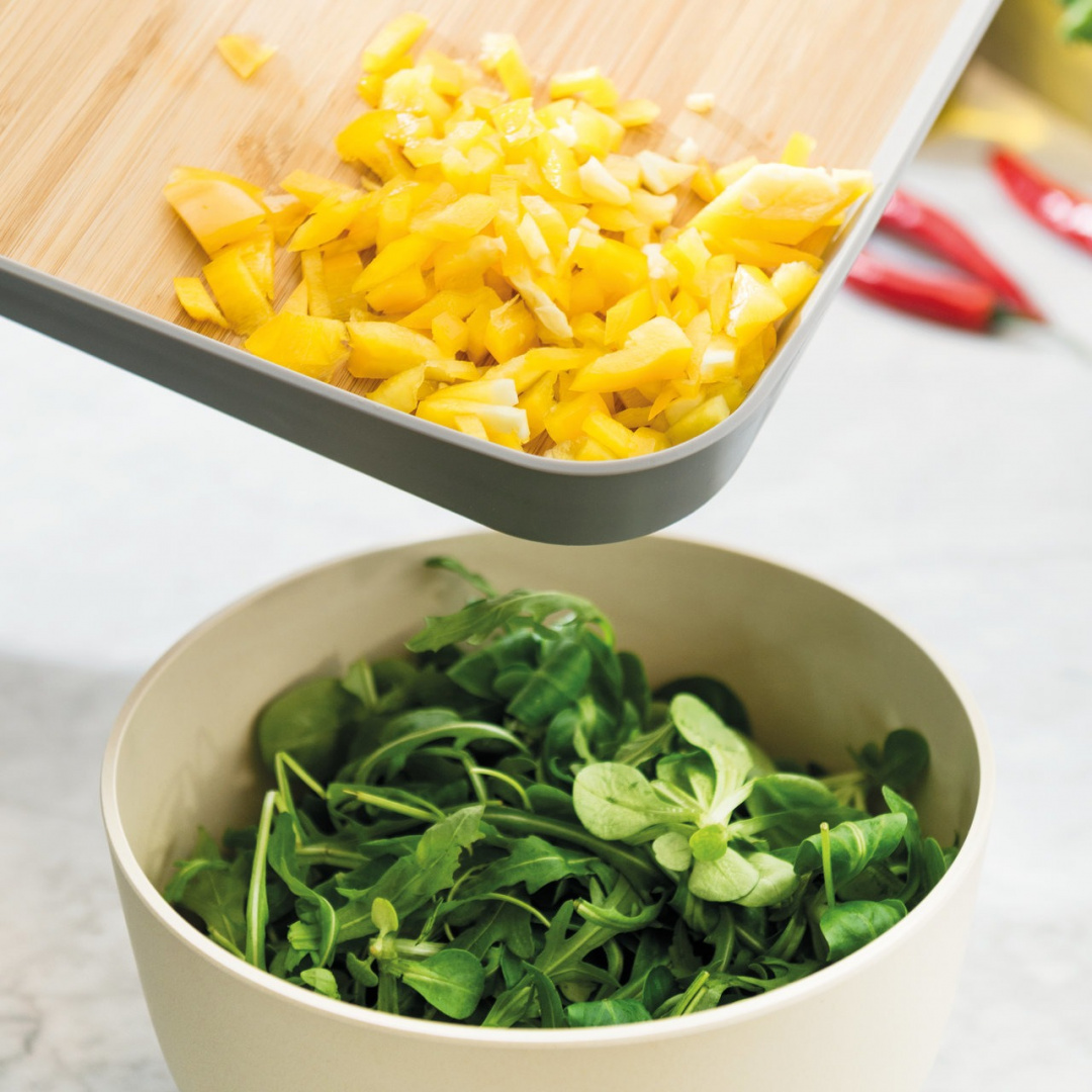 фото Разделочная доска berghoff leo, 41х30.5 см, коричневый/серый