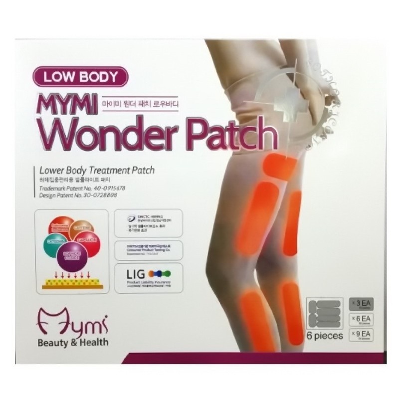 Пластыри для похудения MYMI Wonder Patch Low Body от MELEON