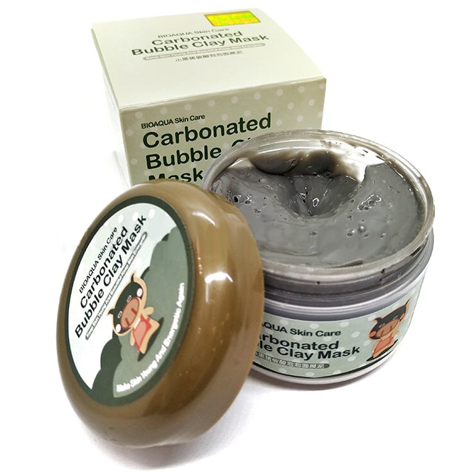 Пузырьковая маска для лица Bioaqua Carbonated Bubble Clay Mask