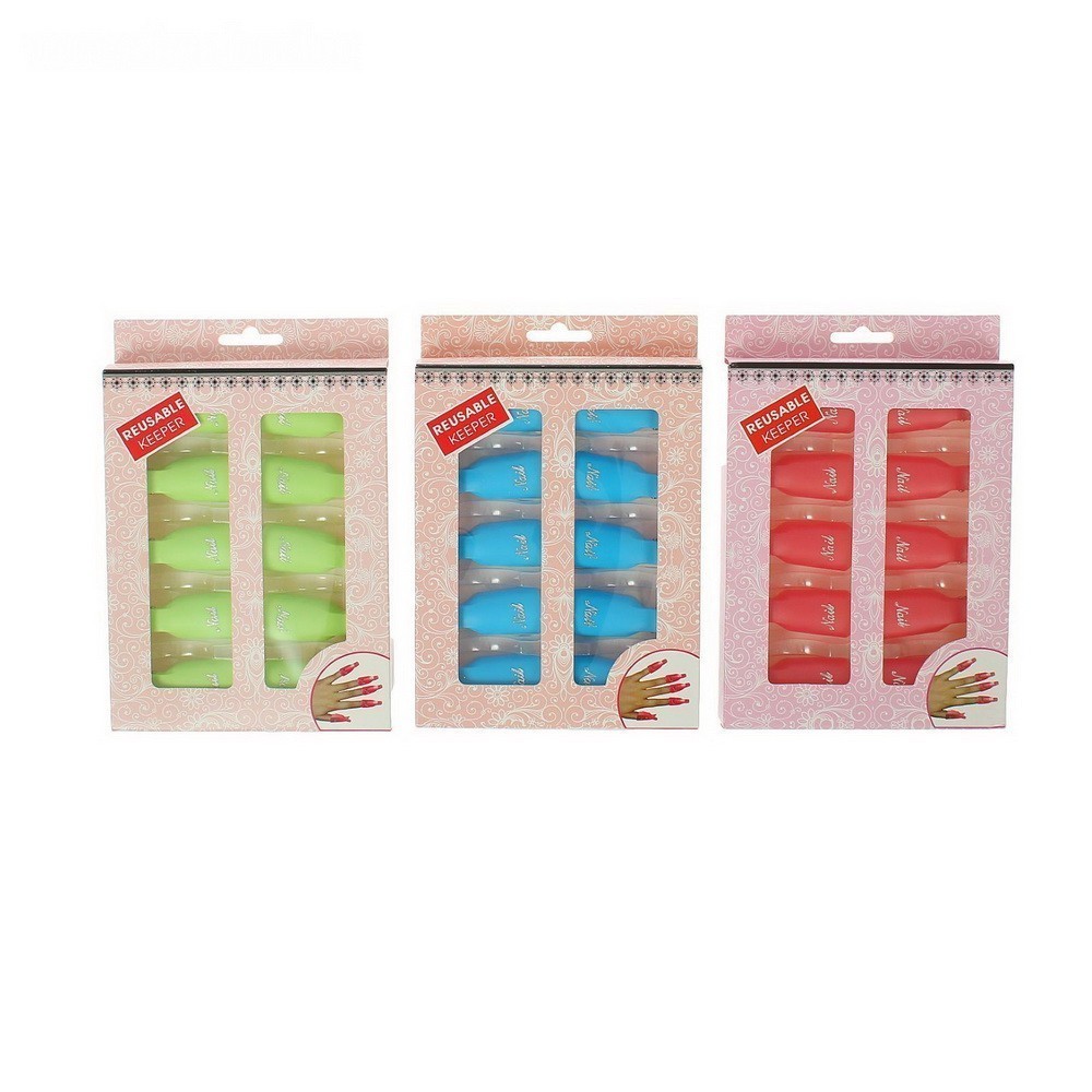 фото Набор зажимов для снятия гель-лака, цвет микс