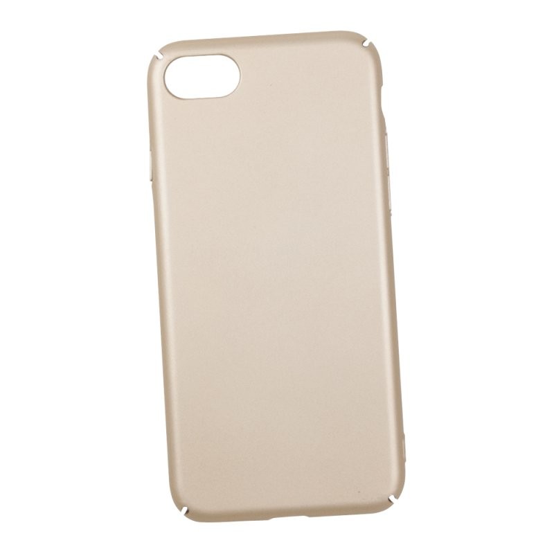 

Защитная крышка «LP» для iPhone SE 2/8/7 ультратонкая Soft Touch (золотая) коробка