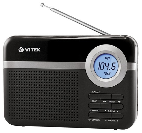 Радиоприемник VITEK VT-3592 черный от MELEON