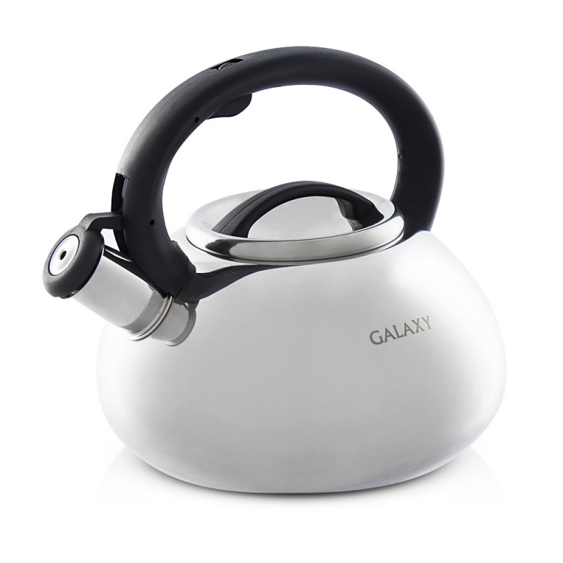 

Чайник для плиты Galaxy GL 9207 3л, со свистком, высококачественная нержавеющая сталь