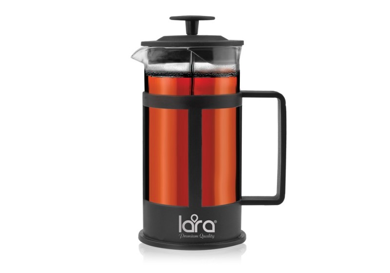 

Френч-пресс LARA LR06-37 800мл., закаленное стекло, нержавеющая сталь