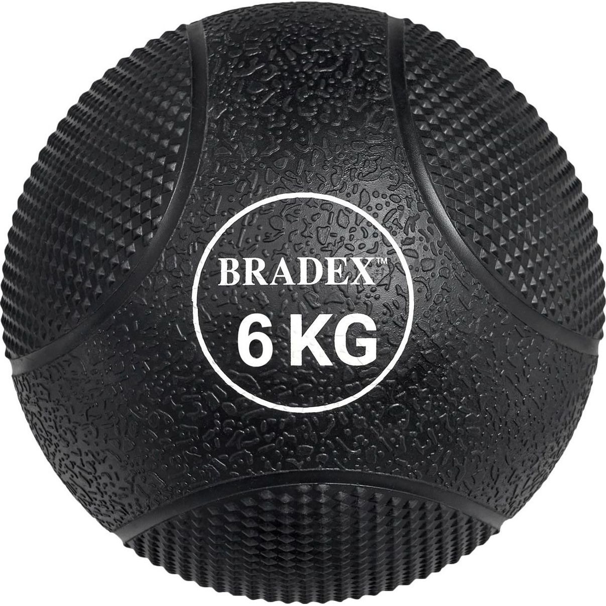 

Медбол резиновый Bradex, 6кг