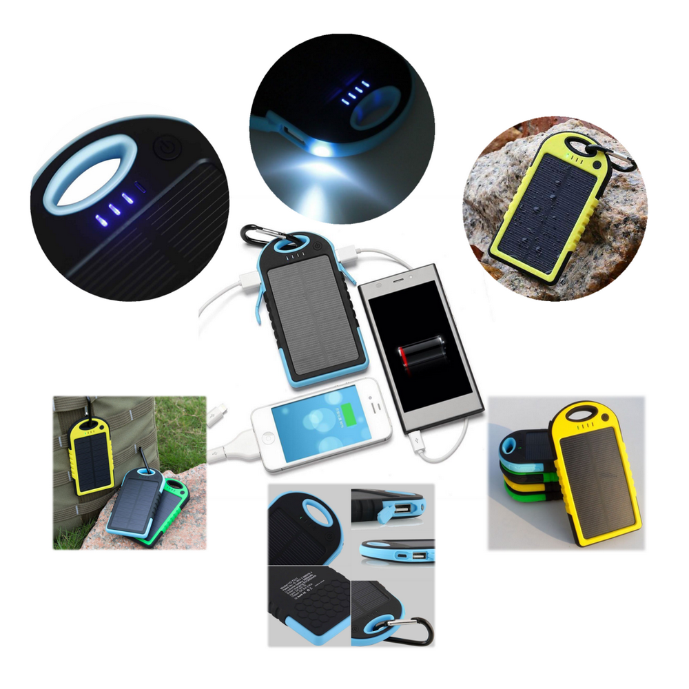 Solar Power Bank 5000 mAh - аккумулятор на солнечной батарее от MELEON