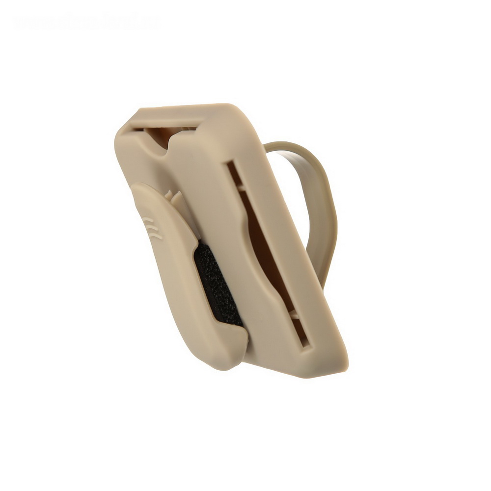 фото Держатель очков и визиток на солнцезащитный козырек, бежевый