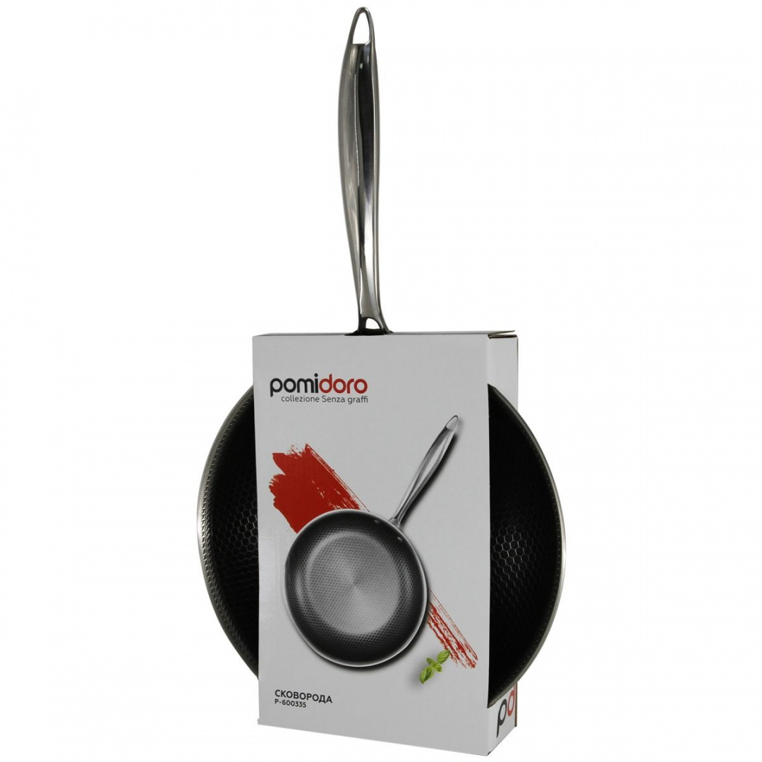 фото Сковорода кухонная pomi d'oro p-600335 senza graffi стандартная