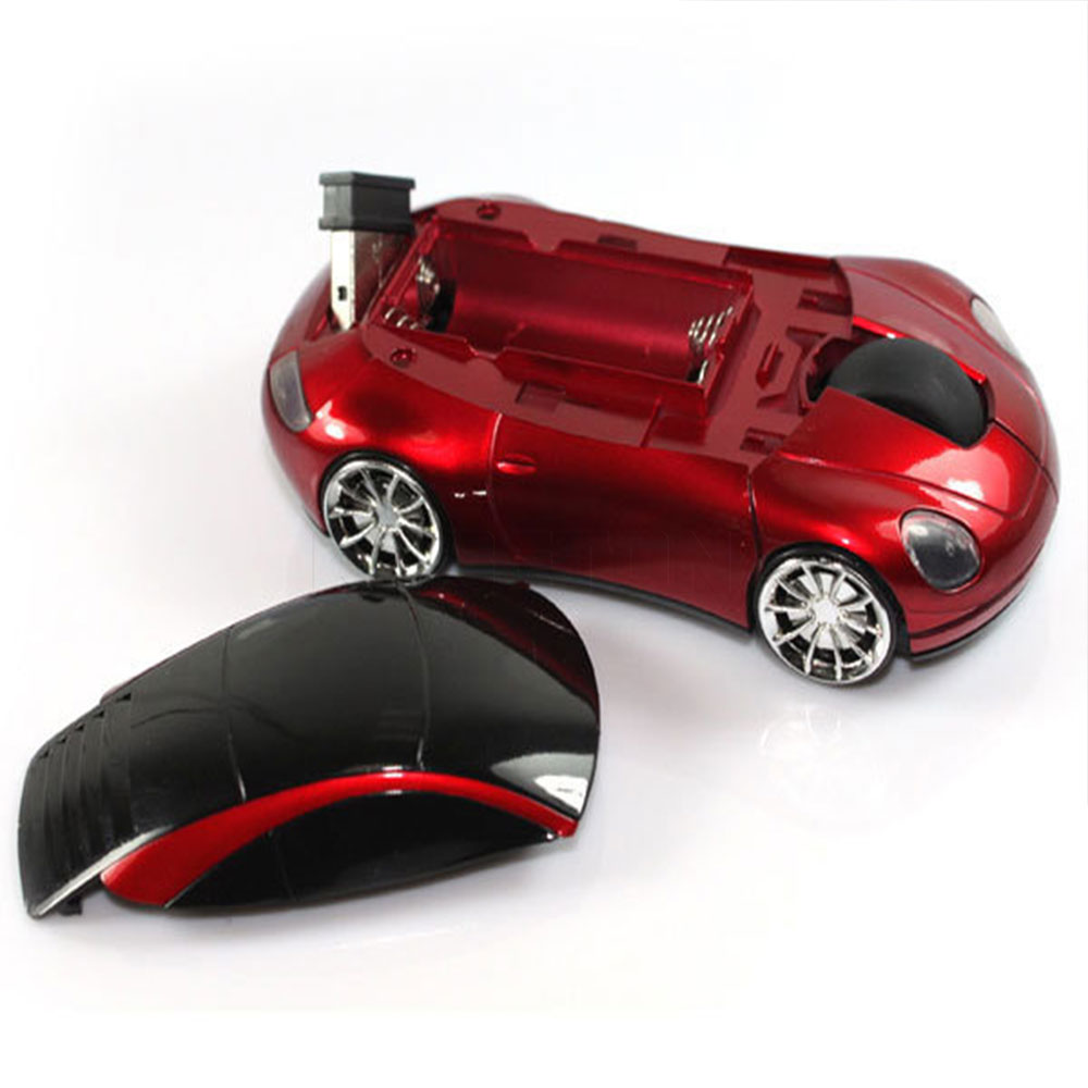 Беспроводная мышь в форме машины Porsche, Красный от MELEON