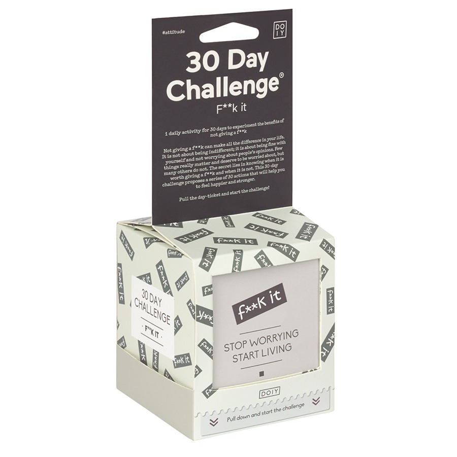 

Настольная игра Doiy 30 Day Challenge F**k it
