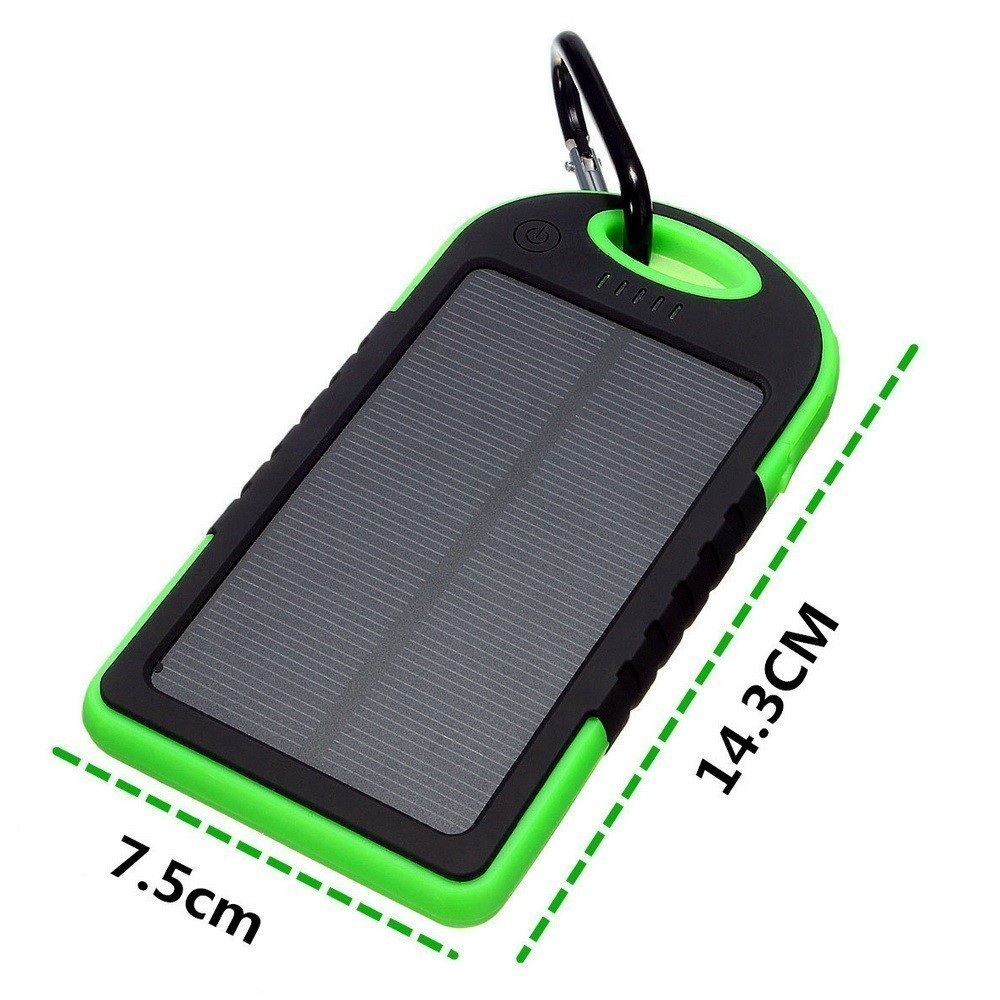 Solar Power Bank 5000 mAh - аккумулятор на солнечной батарее от MELEON