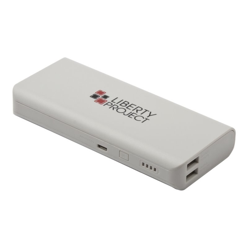 

Внешний АКБ «LP» 13000 мАч Li-ion 2 USB выхода 1А + 2,1А (серый/коробка)