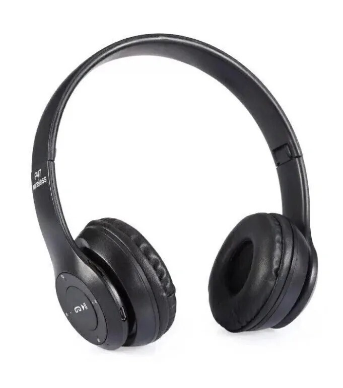 

Беспроводные наушники Bluetooth P47, черные