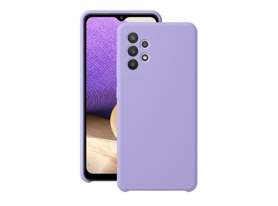 

Чехол Liquid Silicone Pro для Samsung Galaxy A32, лавандовый, картон, Deppa