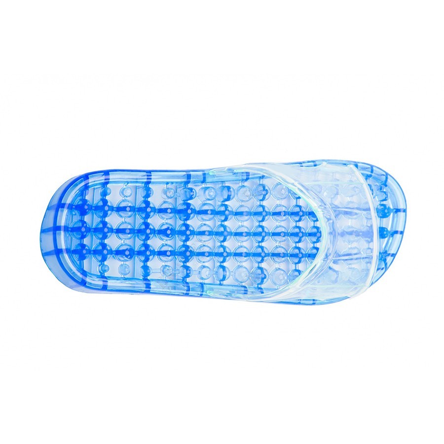 Тапочки массажные силиконовые - XL (28см), синие