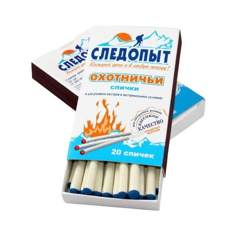 

Спички охотничьи Следопыт-Экстрим, 20 шт.