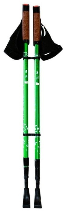 фото Палки для скандинавской ходьбы 2 шт. gess телескопические classic walker зеленый