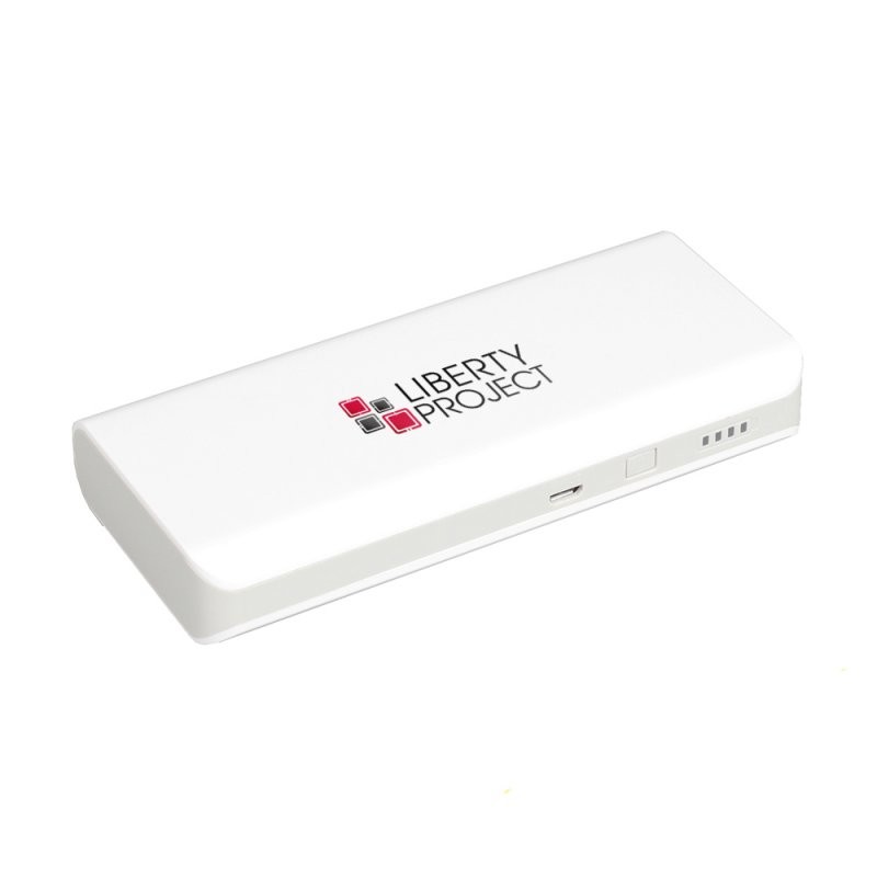 

Внешний АКБ «LP» 10000 мАч Li-ion 2 USB выхода 1А + 2,1А (белый/коробка)