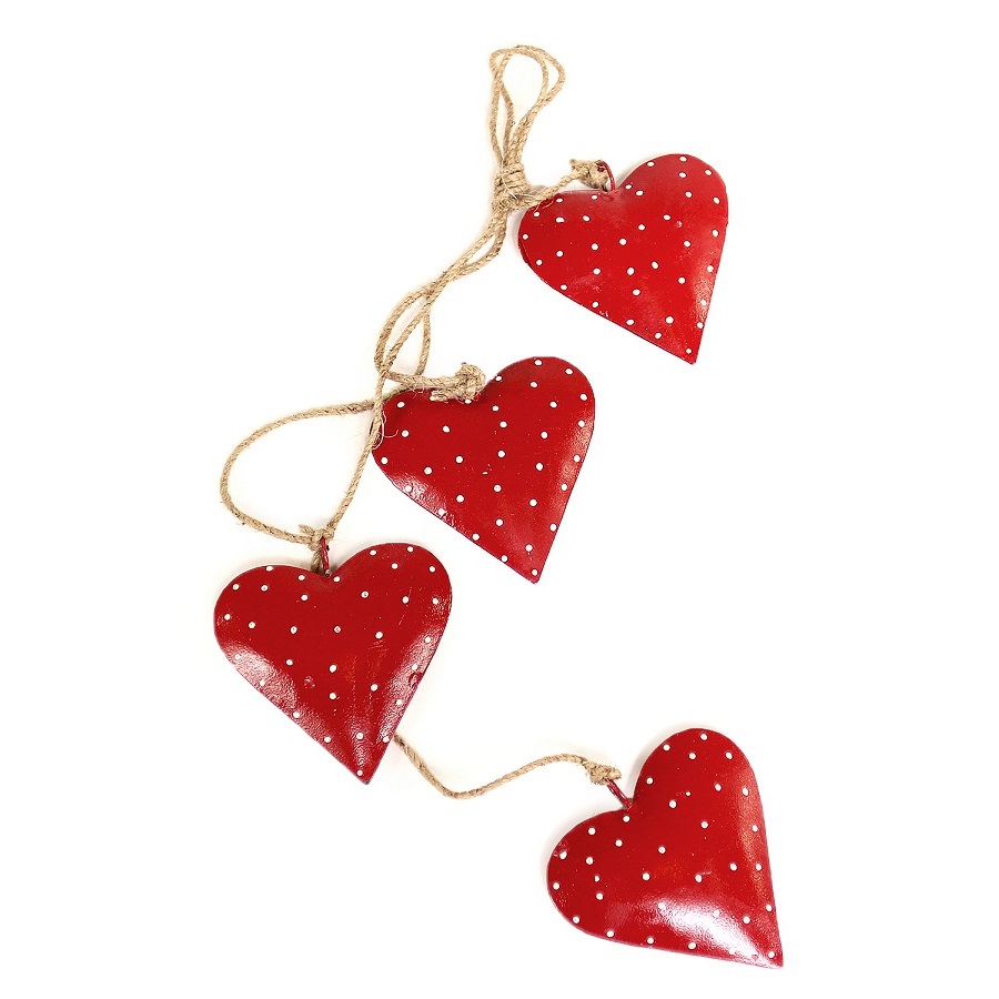 

Гирлянда подвесная Red Hearts