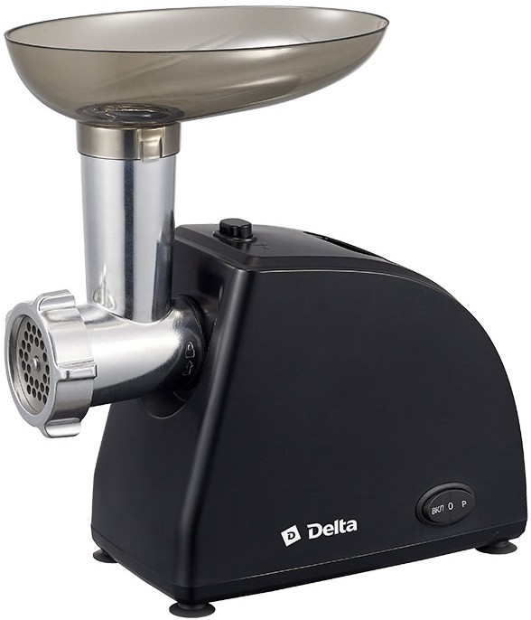 

Мясорубка - Delta DL-6103M, цвет: черный, 1800 Вт