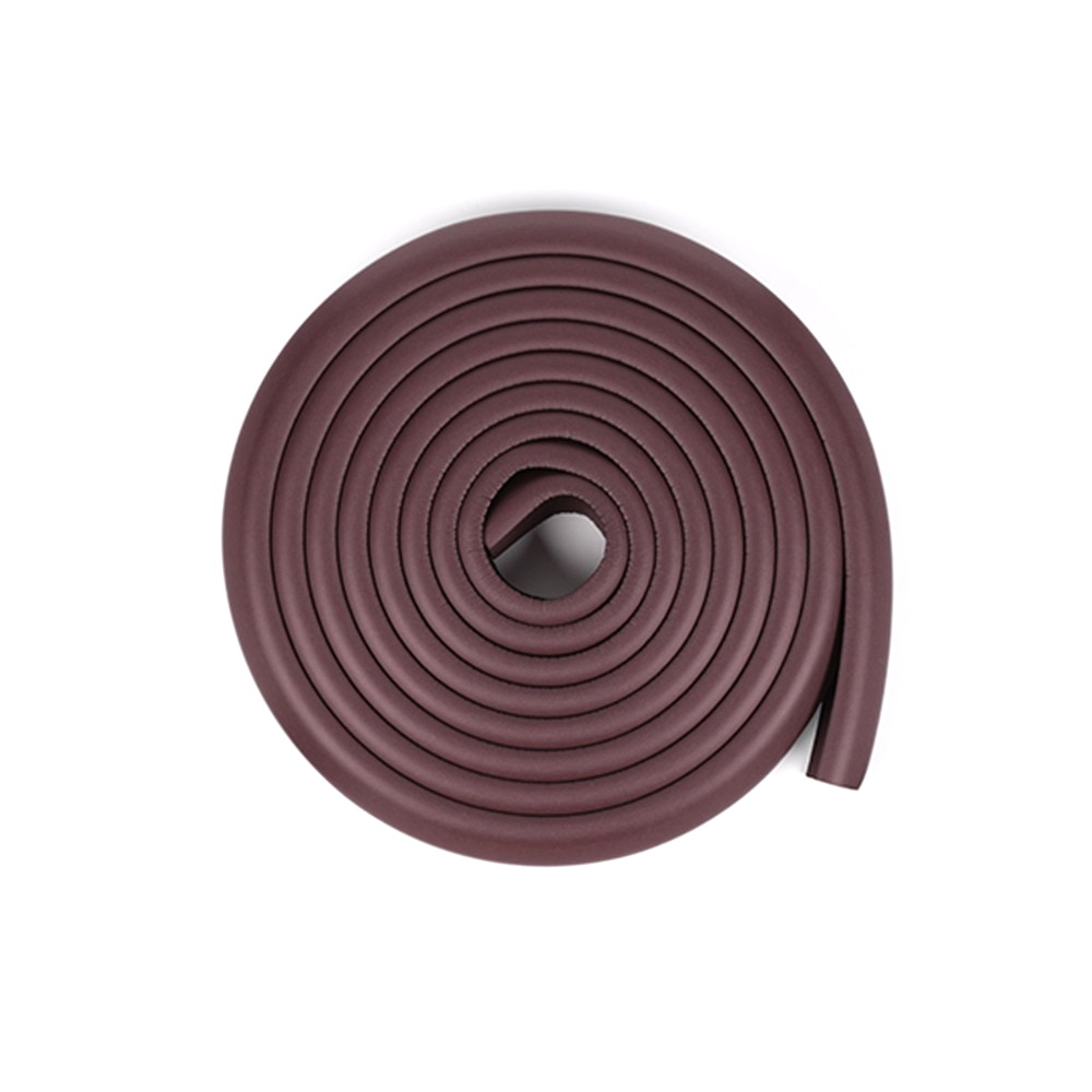 Мягкая защита на края мебели и углы Protective Stripe Beideli, 200х5х1 см, тёмно-коричневый