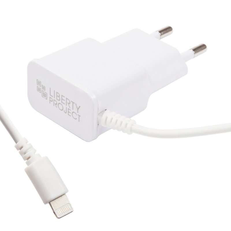 

СЗУ «LP» 2,1 А для Apple Lightning 8-pin (белое/европакет)